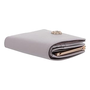 Amazon | [クレイサス] 二つ折り財布 がま口 ミニ財布 本革